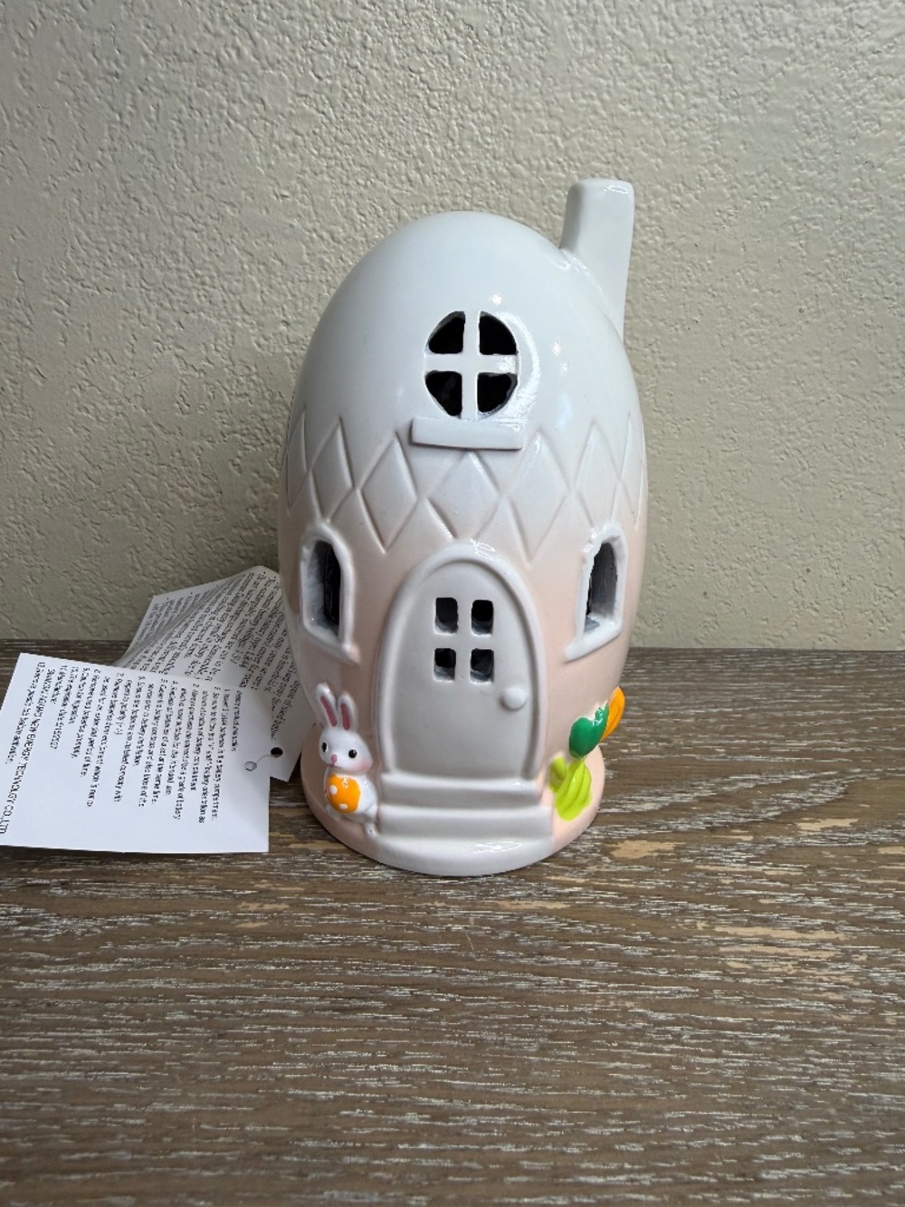 New Target Spritz Lit Polyresin Easter Egg Shaped House Lamp Spring 2026